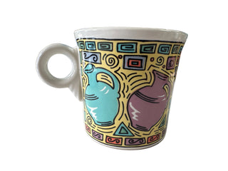 Fiesta Dancing Icon Mugs Set Design'd By Judy Noble  carafe