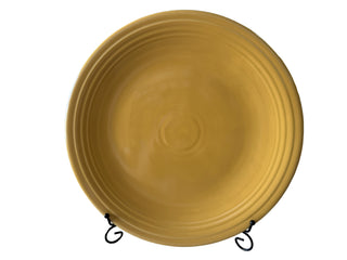Vintage Fiesta 14" Yellow Chop Plate-(Double Footed)