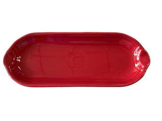 Fiesta Appetizer Tray/ Corn Relish Tray Scarlet