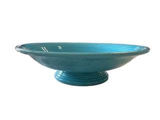 Vintage Fiesta 12" Turquoise Footed Comport
