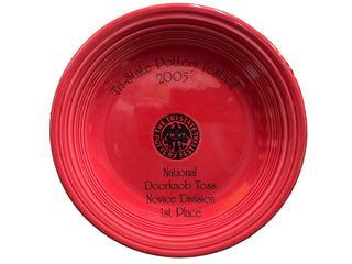 Tri-State Pottery Festival 2005  National Doorknob Toss 1st Place Dinner Plate