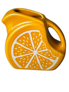 Fiesta Orange FTCCO Outlet  Exclusive Mini Disc Disk Pitcher Butterscotch