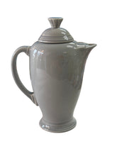 Load image into Gallery viewer, Fiesta  Coffee Pot Server &amp; Lid Gray Retired !!!
