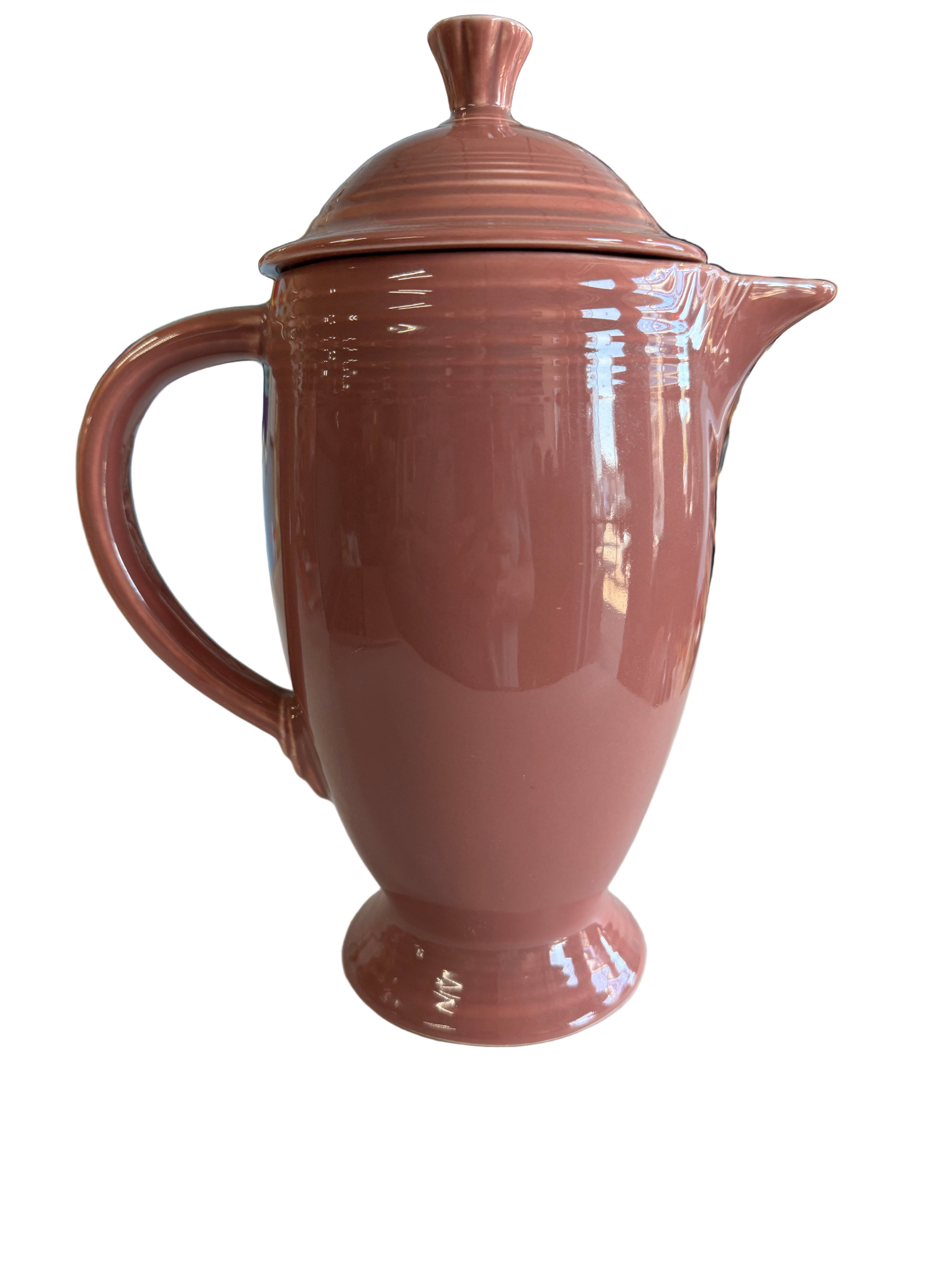 Vintage Fiesta Rose Coffee Pot