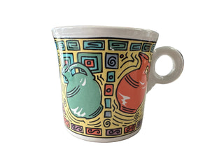 Fiesta Dancing Icon Mugs Set Design'd By Judy Noble  carafe