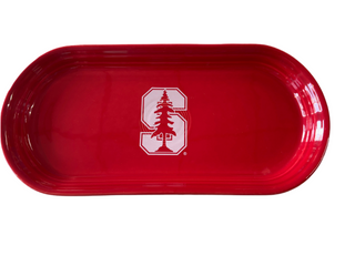Fiesta Scarlet Sanford University Bread Tray