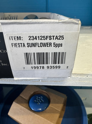 Fiesta Sunflower Flatware Round Handle NIB
