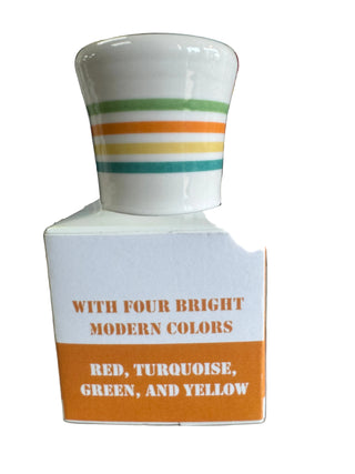 Fiesta 1960's Color Limited Edition FTCCO 2026 Conference Shot Glass Striped lines