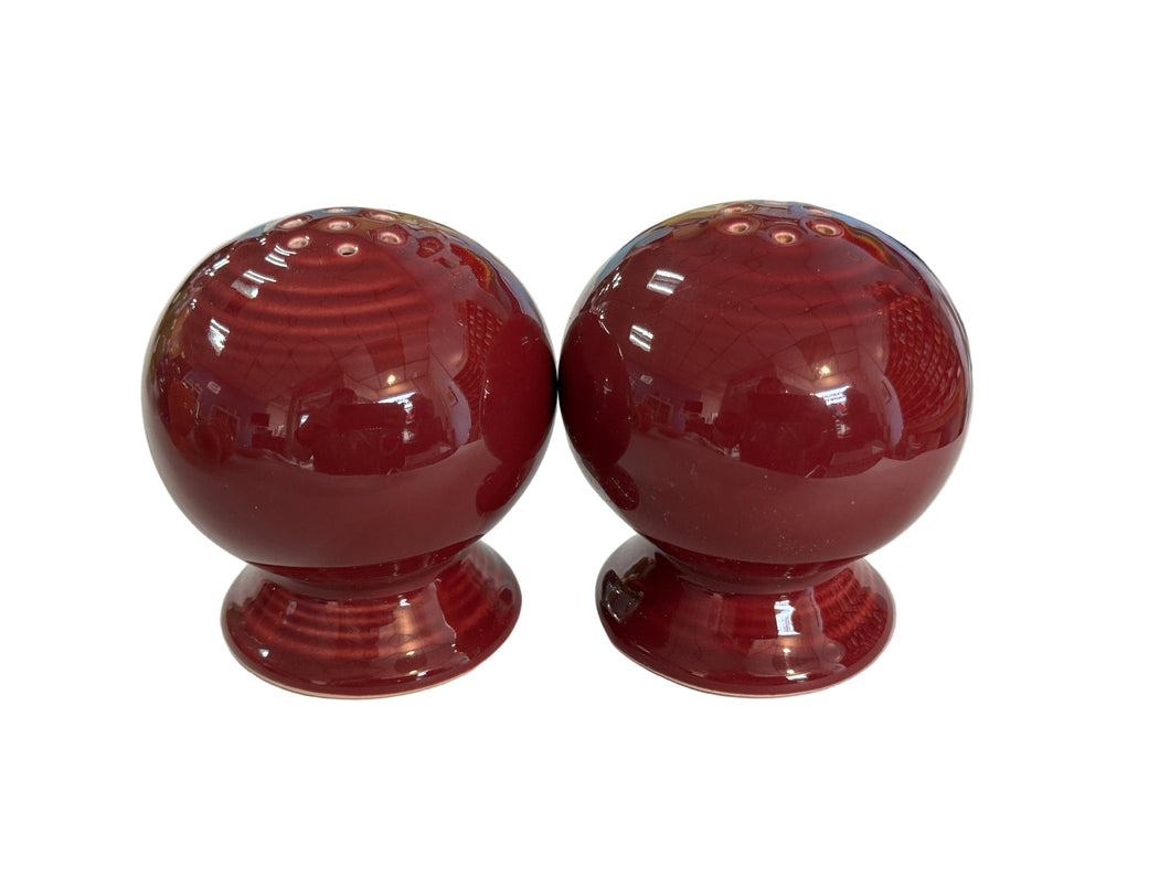 Fiesta Cinnabar Bulb Salt & Pepper Shaker Set