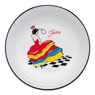 Fiesta Dancing Lady Luncheon Plate