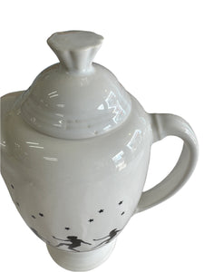 Fiesta Mystic Decal White  Coffee Pot Mega China Exclusive