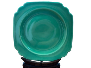 VINTAGE Homer Laughlin Riviera 6.25 Plates Green