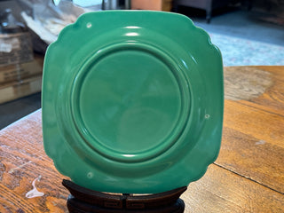 VINTAGE Homer Laughlin Riviera 6.25 Plates Green