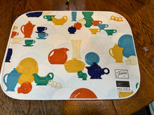 Load image into Gallery viewer, 4 FIESTA WARE REVERSIBLE CLOTH PLACEMATS ICON SHAPES  Bright Color
