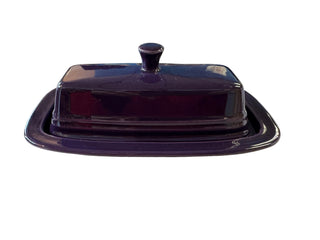 Fiesta Retired Plum Butter Dish Purple