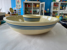 Load image into Gallery viewer, Fiesta HLCCA Blue Stripe Chip n Dip Set NIB
