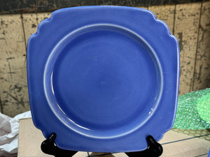 Vintage Homer Laughlin Riviera Art Deco 9" Plate Mauve blue