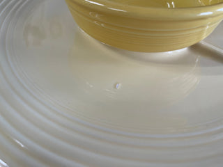 Fiesta Retired Chip n Dip Set Pale Yellow