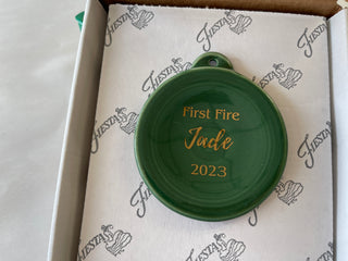 Fiesta First Fire Jade Ornament