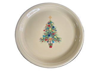 Fiesta Ivory Bistro Christmas Tree  Plate Luncheon. RETIRED