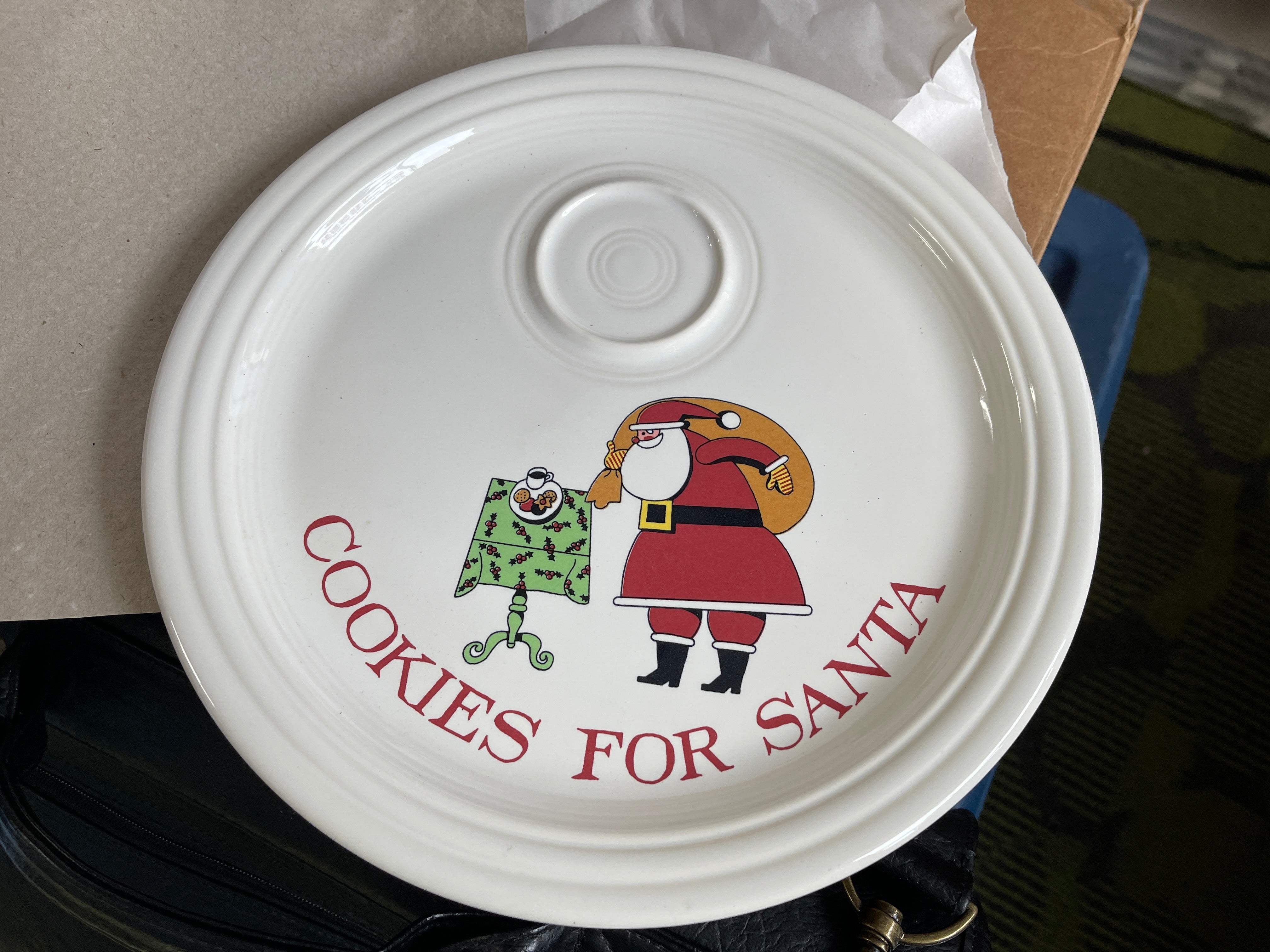 Fiesta Cookies for Santa Set Ginger bread Man Snack Well Plate - Thumbnail 2