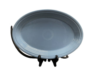 Fiesta Large Oval Serving Platter Retired Periwinkle