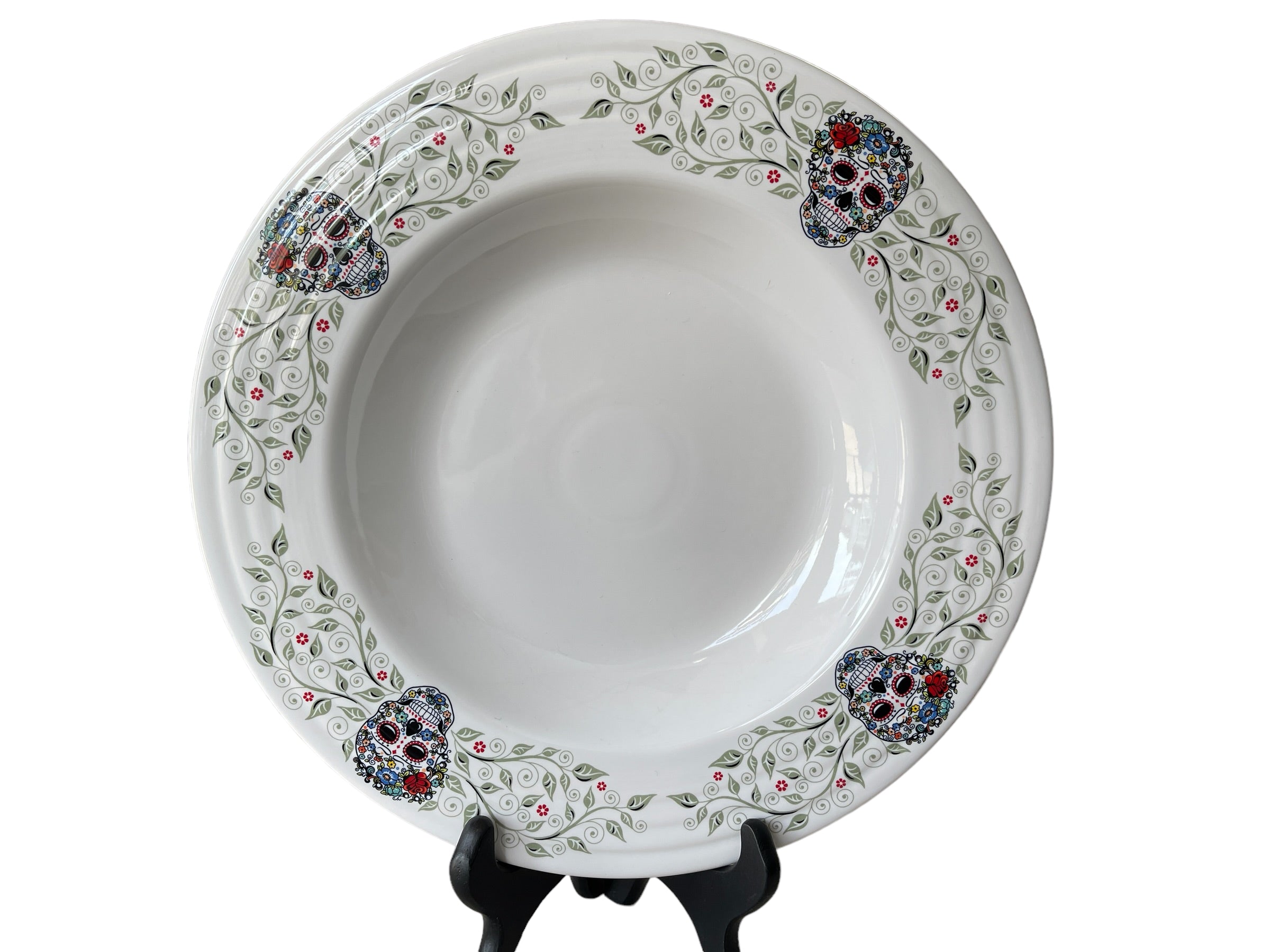 Fiesta Sugar Skull 12" Pasta Bowl