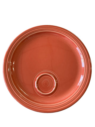 Fiesta Welled Serving Tray Snack Tray Persimmon