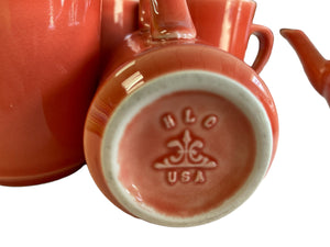 HLC USA Tea Pot & 4 Mug Lot