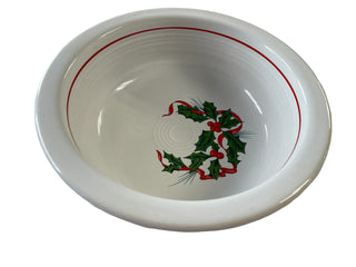 Fiesta Holly & Ribbon 1 Quart Serving Bowl