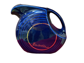Fiesta HLCCA Gold  Award Cobalt Water Pitcher