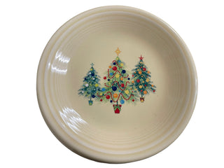Fiesta Salad Plate Christmas Trio of Trees RETIRED