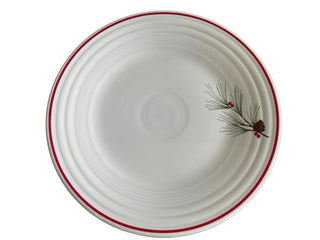 Fiesta Luncheon Plate Pine Branch  Pinecones