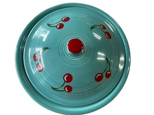 Fiesta HLCCA Cherries on Turquoise Tortilla Warmer Limited Made