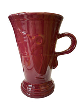 Load image into Gallery viewer, Fiesta Fiestaware Cinnabar Pedestal Mug Retired 18oz Footed Mug

