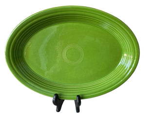 Fiesta Large Oval  Serving Platter Retired Shamrock