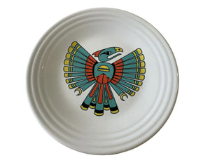 LUNCHEON PLATE thunderbird FIESTA exclusive NEW RELEASE turquoise poppy daffodil