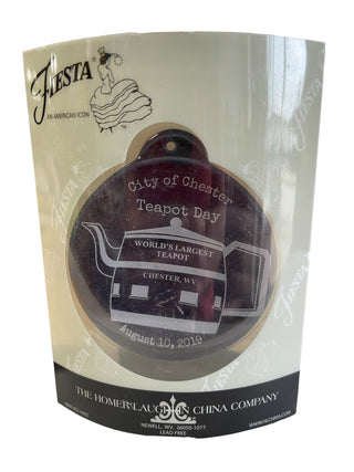 Fiesta Cobalt Worlds Largest Teapot 2019