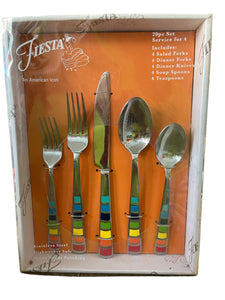 Fiesta Masquerade Flatware 20-Piece Set  Service for 4 NIB