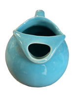 Load image into Gallery viewer, Vintage Fiesta Homer Laughlin Harlequin Turquoise Ball Jug
