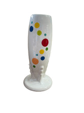 Load image into Gallery viewer, Fiesta HLCCA Conference Exclusive Dancing Dots Bud Vase VHTF
