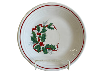 Fiesta Holly & Ribbon Dinner Plates
