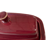Load image into Gallery viewer, Fiesta Small Cinnabar Butter Dish Retired size &amp; Color
