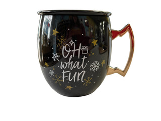 Cambridge Oh What Fun Mule Mug Holiday