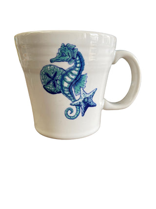 Fiesta Coastal  Seahorse Taper Mug.