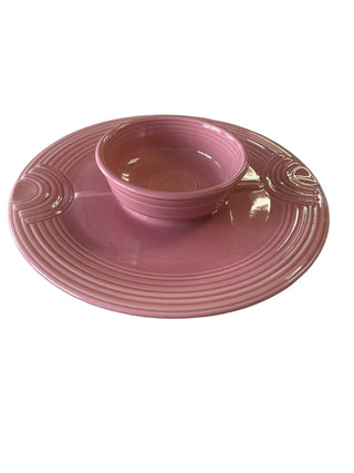 Fiesta Rose Retired Chip & Dip Set