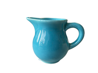 Harlequin Turquoise Toy Creamer