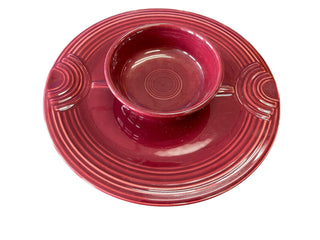 Fiesta Cinnabar Retired Cinnabar Chip & Dip Set