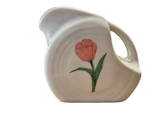 Fiesta Tamarack Exclusive Peony Floral Mini Disk Pitcher