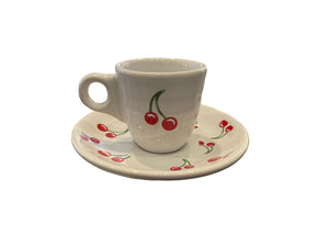 Fiesta Cherries Demitasse Cup and Saucer Set | HLCCA Conference 2023 Demi